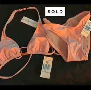 Brand New Halter Calvin Klein Bikini 👙